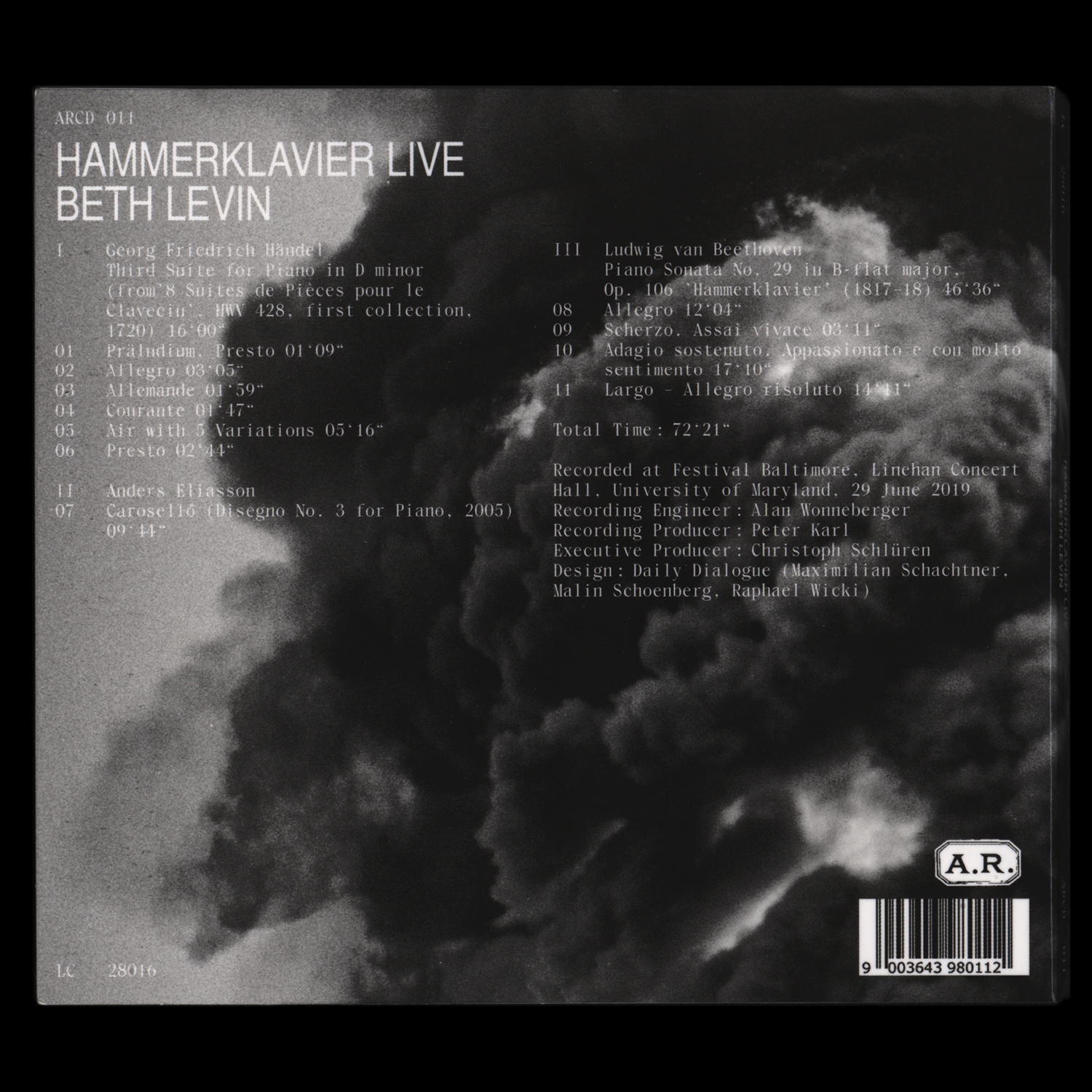 Daily Dialogue, project: Aldilà Records (Fig. 5)