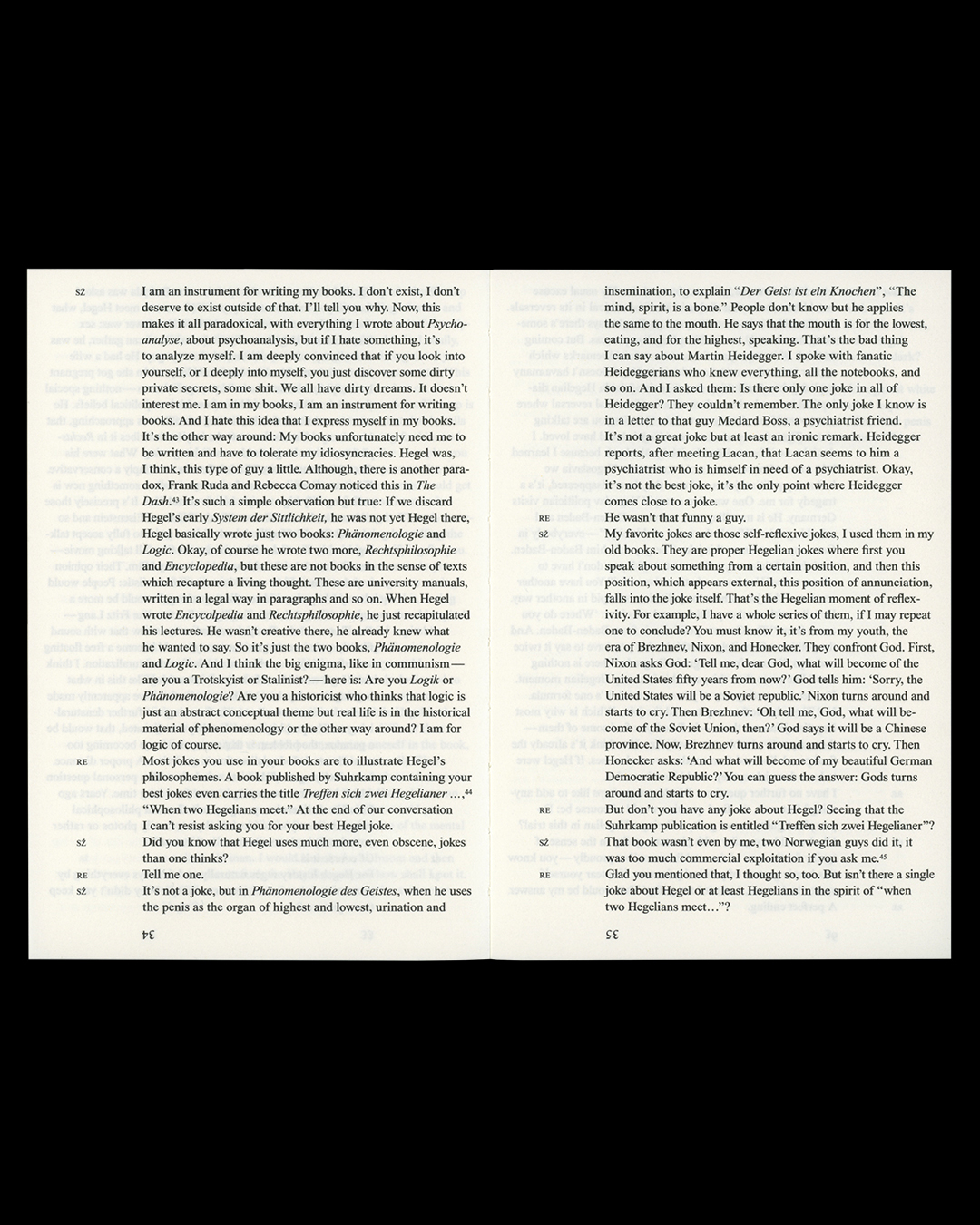 Daily Dialogue, project: Slavoj Žižek, Robert Eikmeyer ‘The trouble with Hegel’ (Fig. 4)